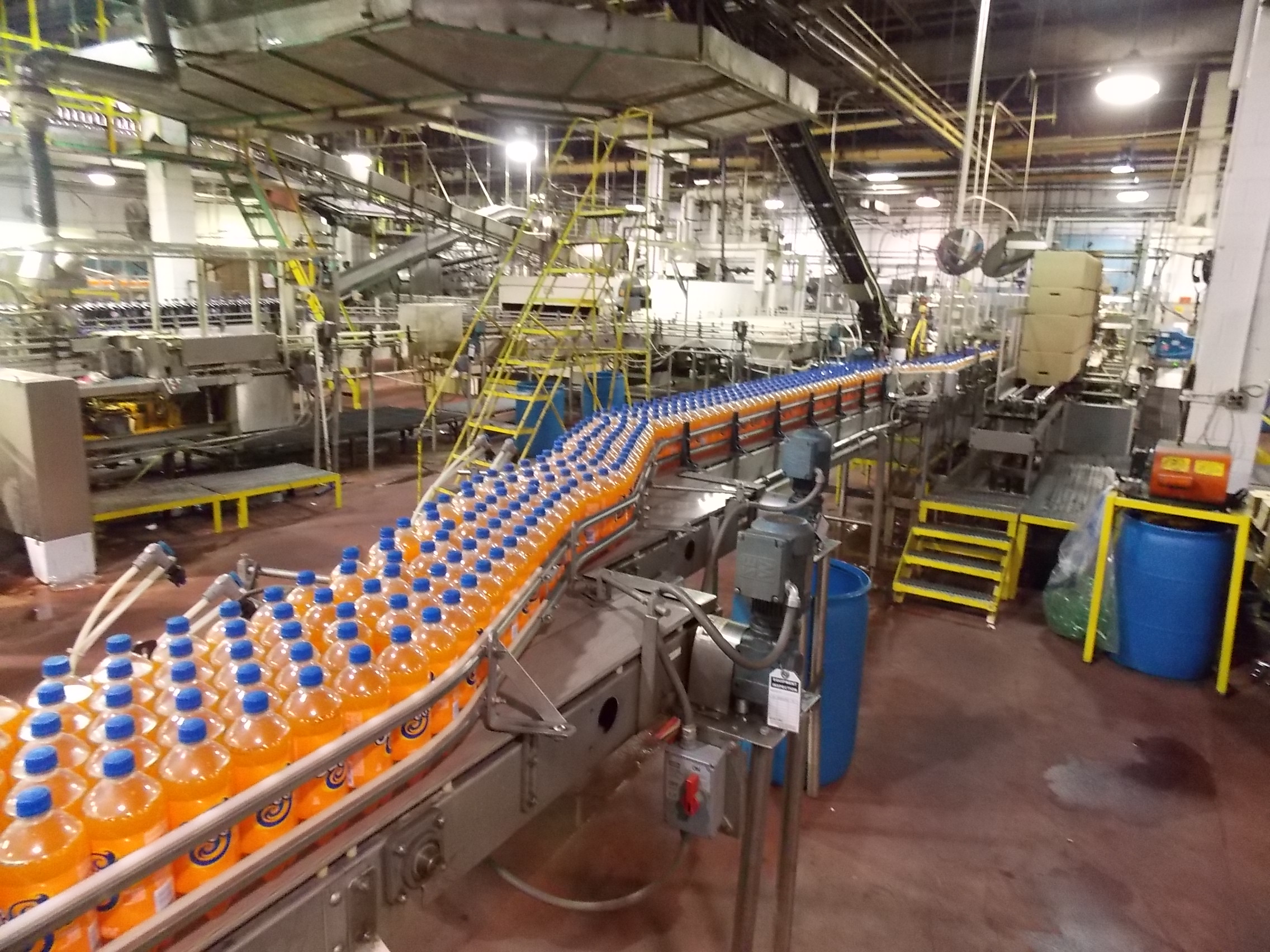 Ambec Assorted Mass Bottle Conveyor United Food & Beverage