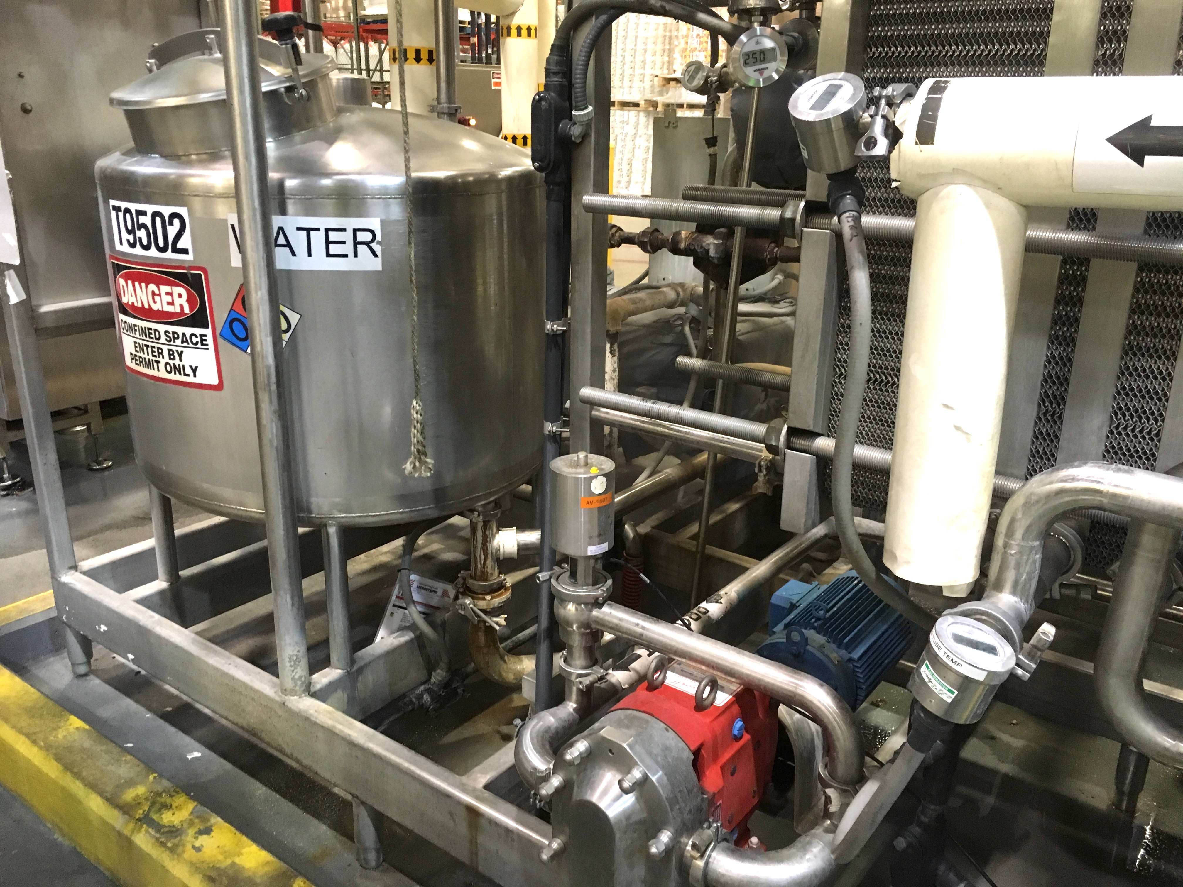 Statco DSI Skid Mounted 25 Gallon/Minute HTST Pasteurization System for