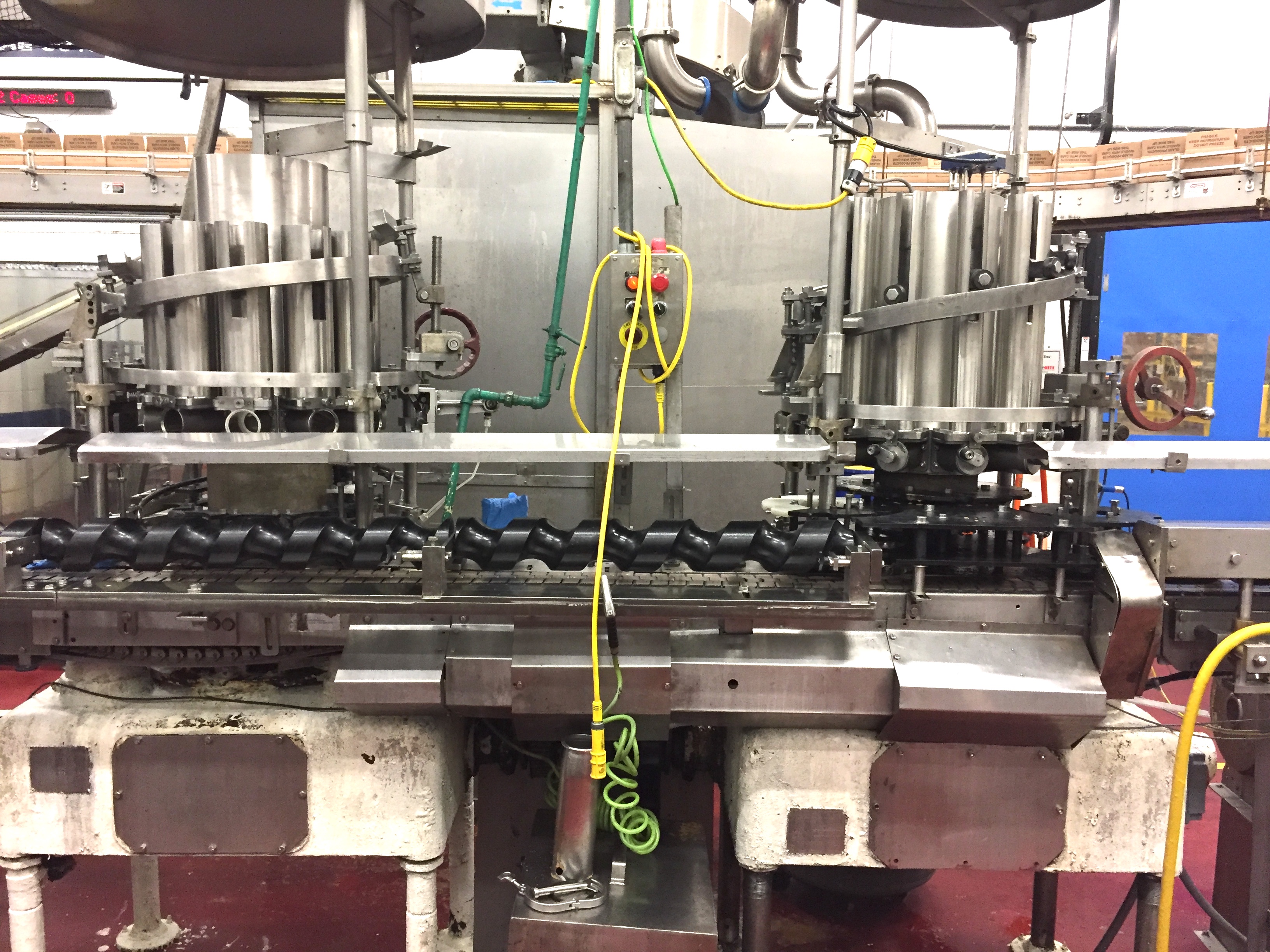 Consolidated 10 Head Rotary Piston Filler for Dressings/Sauces United