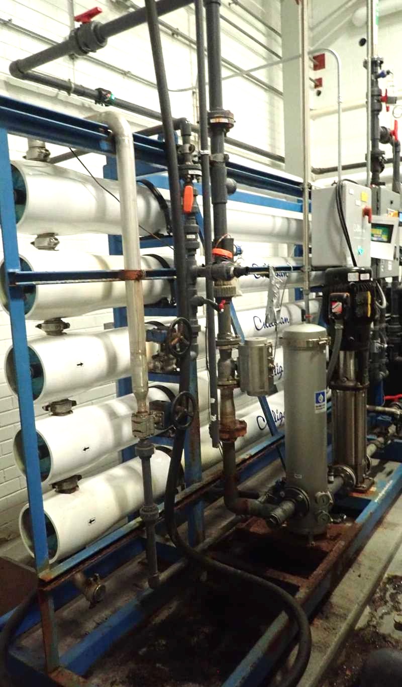 Evoqua Water Treatment System Including RO, Carbon Tank, PreTreatment