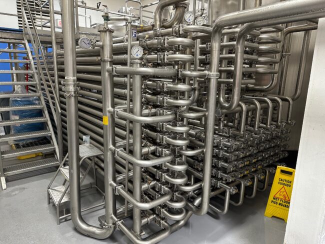 Feldmeier Tube in Tube Pasteurization System