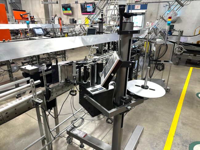 CTM Model 360a Pressure Sensitive Spot Labeler
