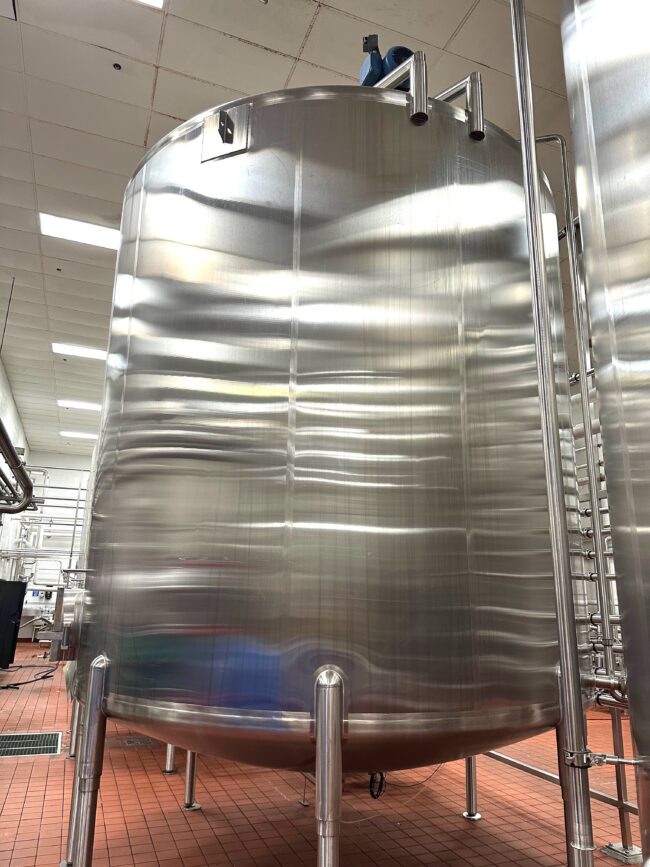 Cherry Burrell 4,500 Gallon Vertical Mixing Tanks – 3 Available