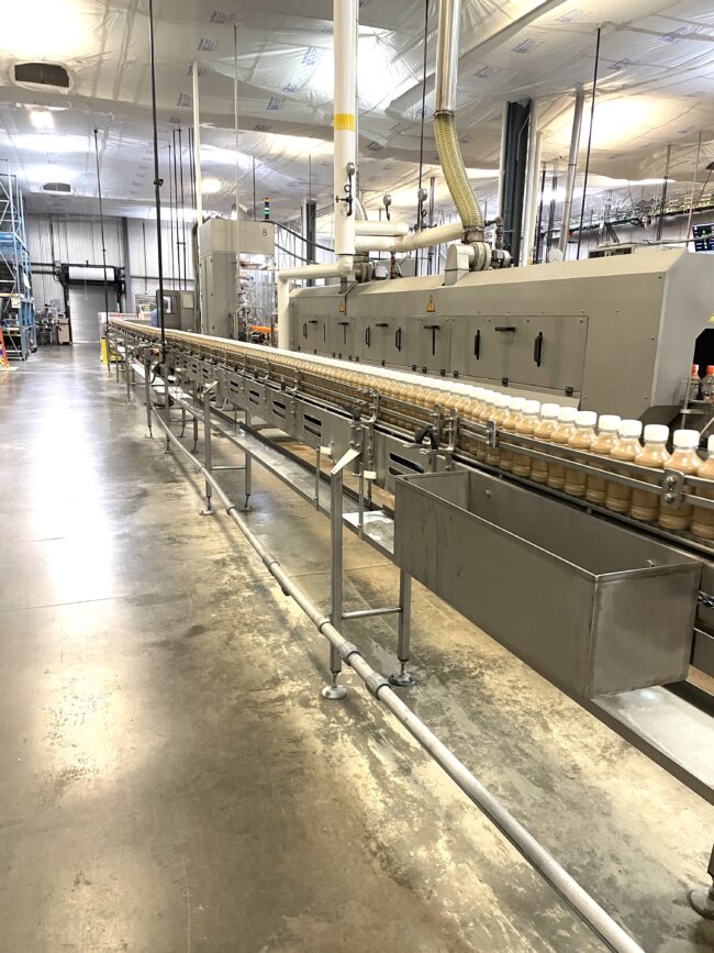 Material Handling Systems 4.5 Inch Table Top Bottle Conveyor