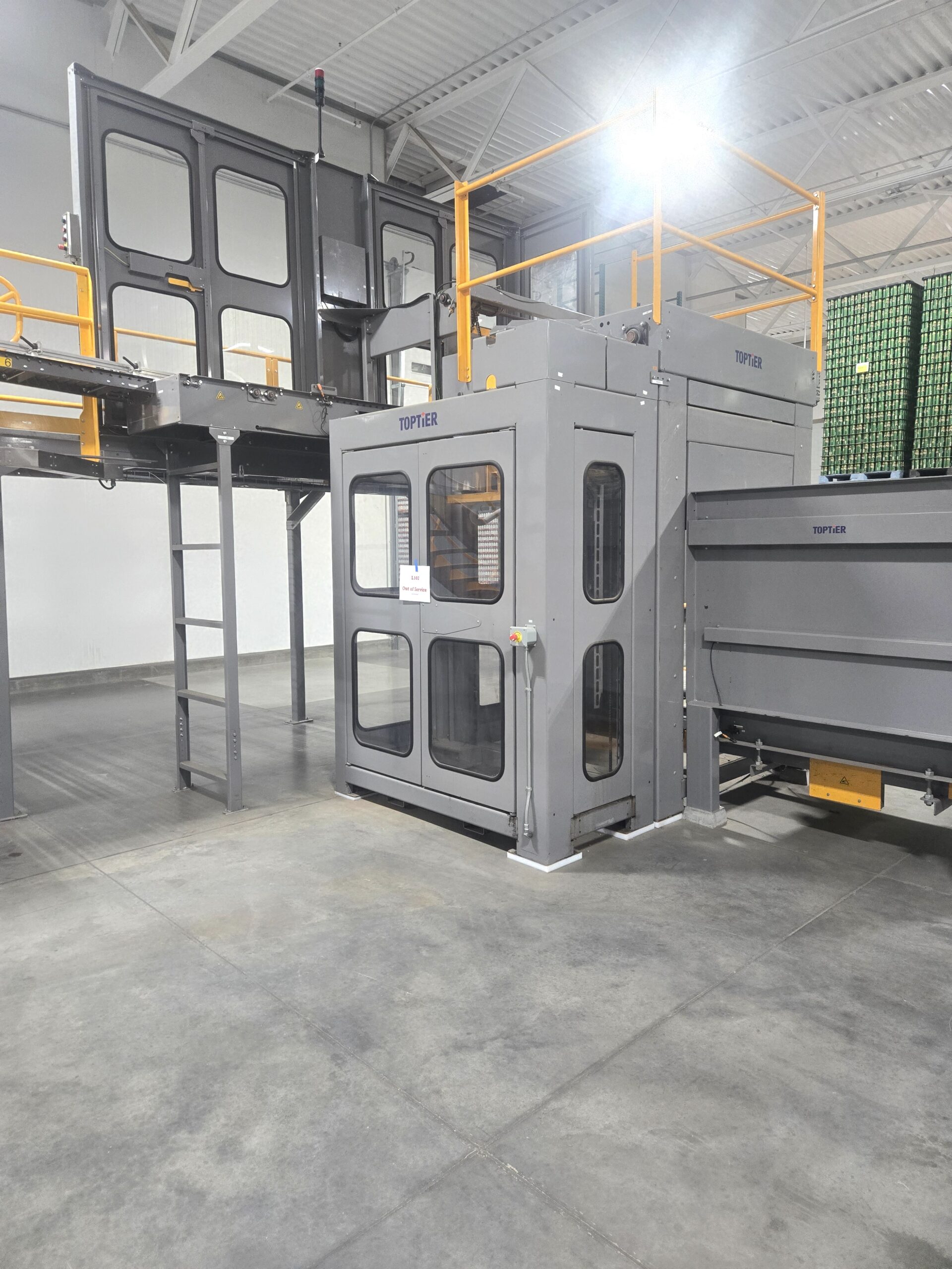 Top Tier Model TT-DS High Level Palletizer with Stretch Wrapper - Image 11