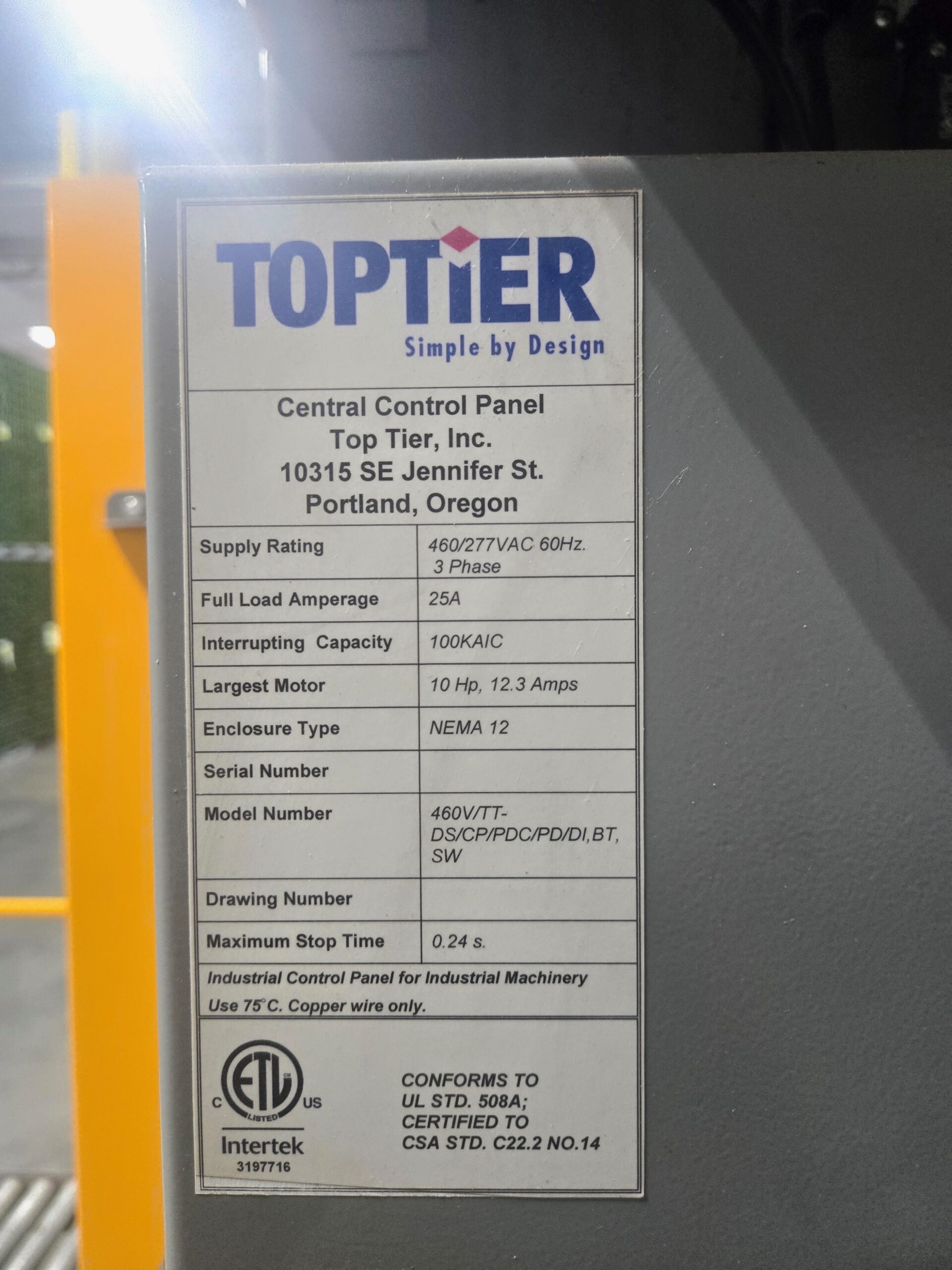 Top Tier Model TT-DS High Level Palletizer with Stretch Wrapper - Image 2