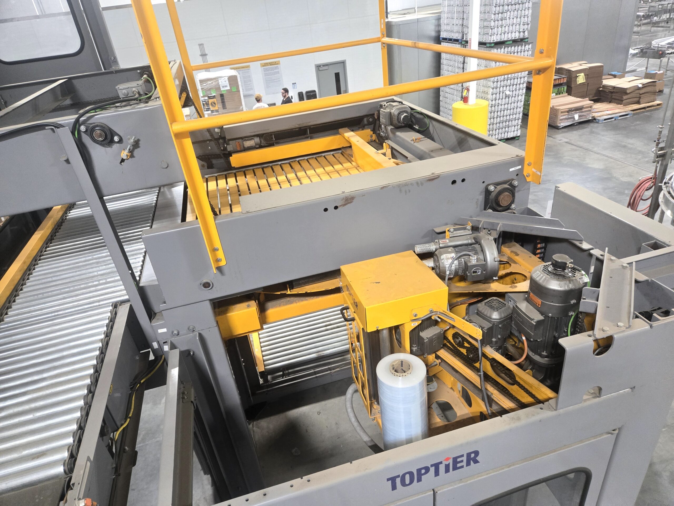 Top Tier Model TT-DS High Level Palletizer with Stretch Wrapper - Image 3