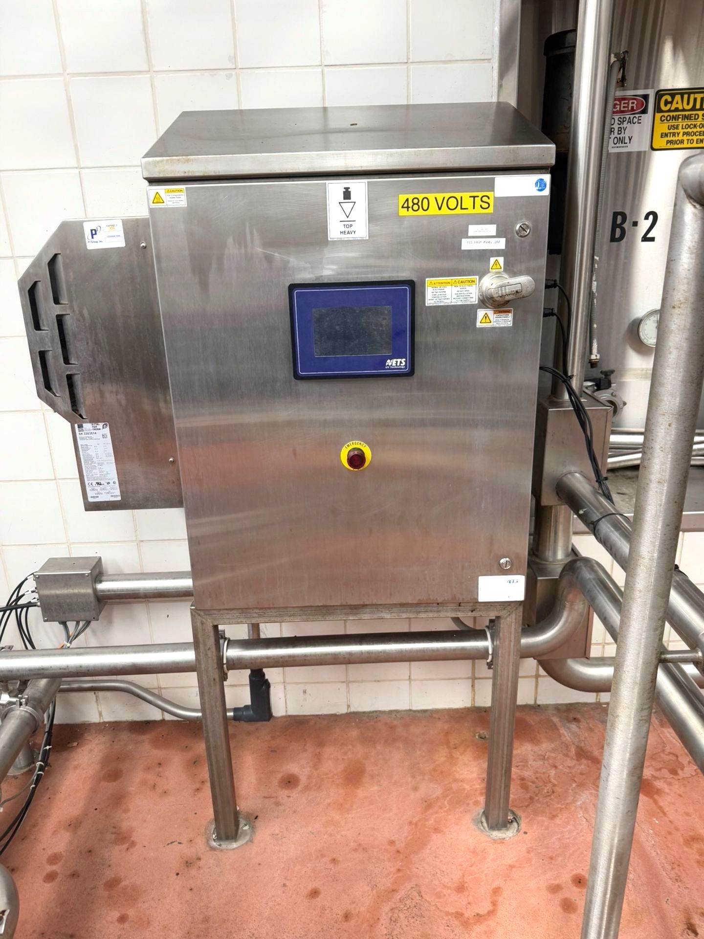 ETS (Evoqua) 100 Gallon Per Minute Ultraviolet Light System - Liquid Sugar - Image 8