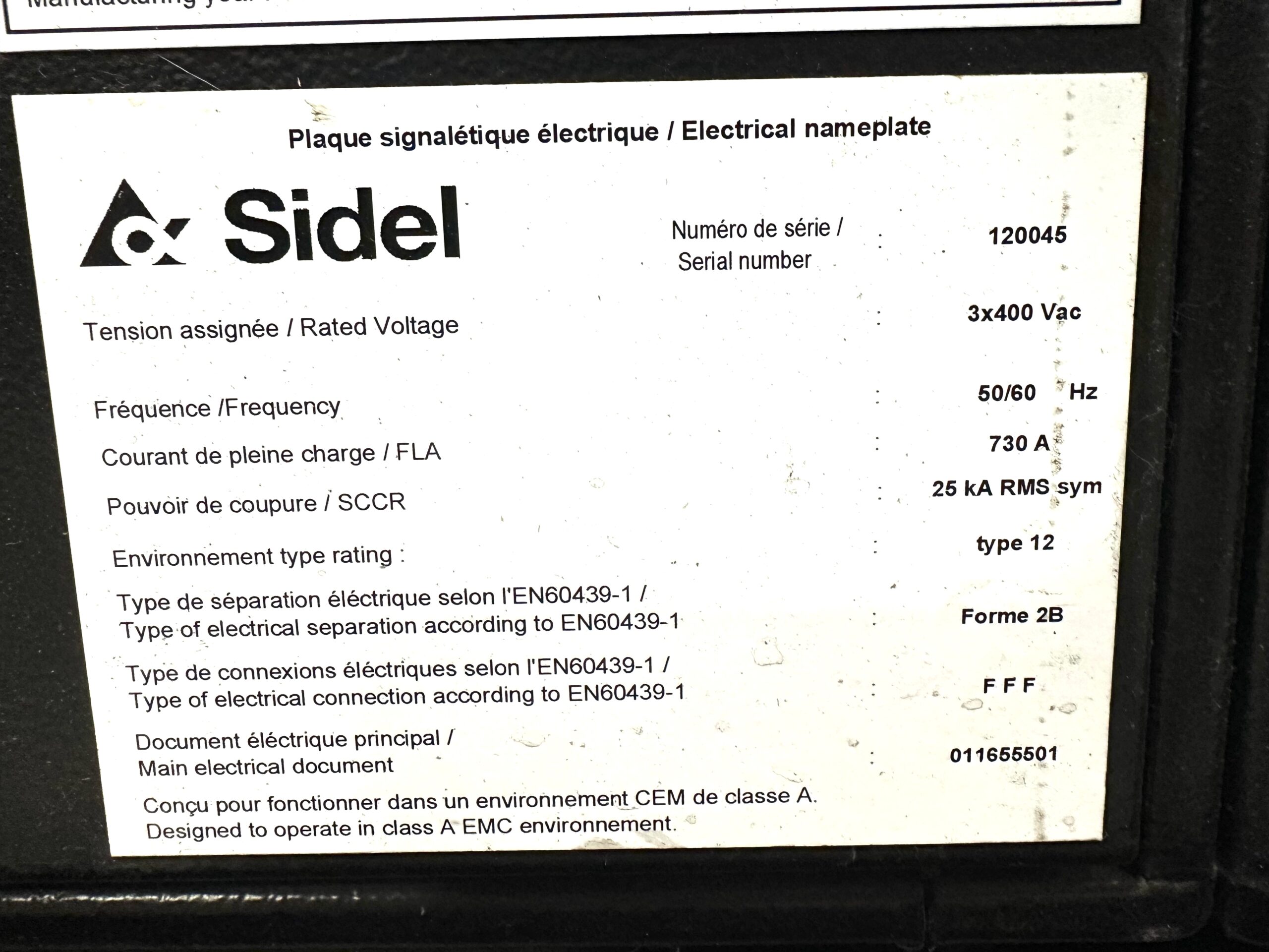 Sidel Model SBO 20 Matrix PET Blow Molder – New 2015 - Image 18