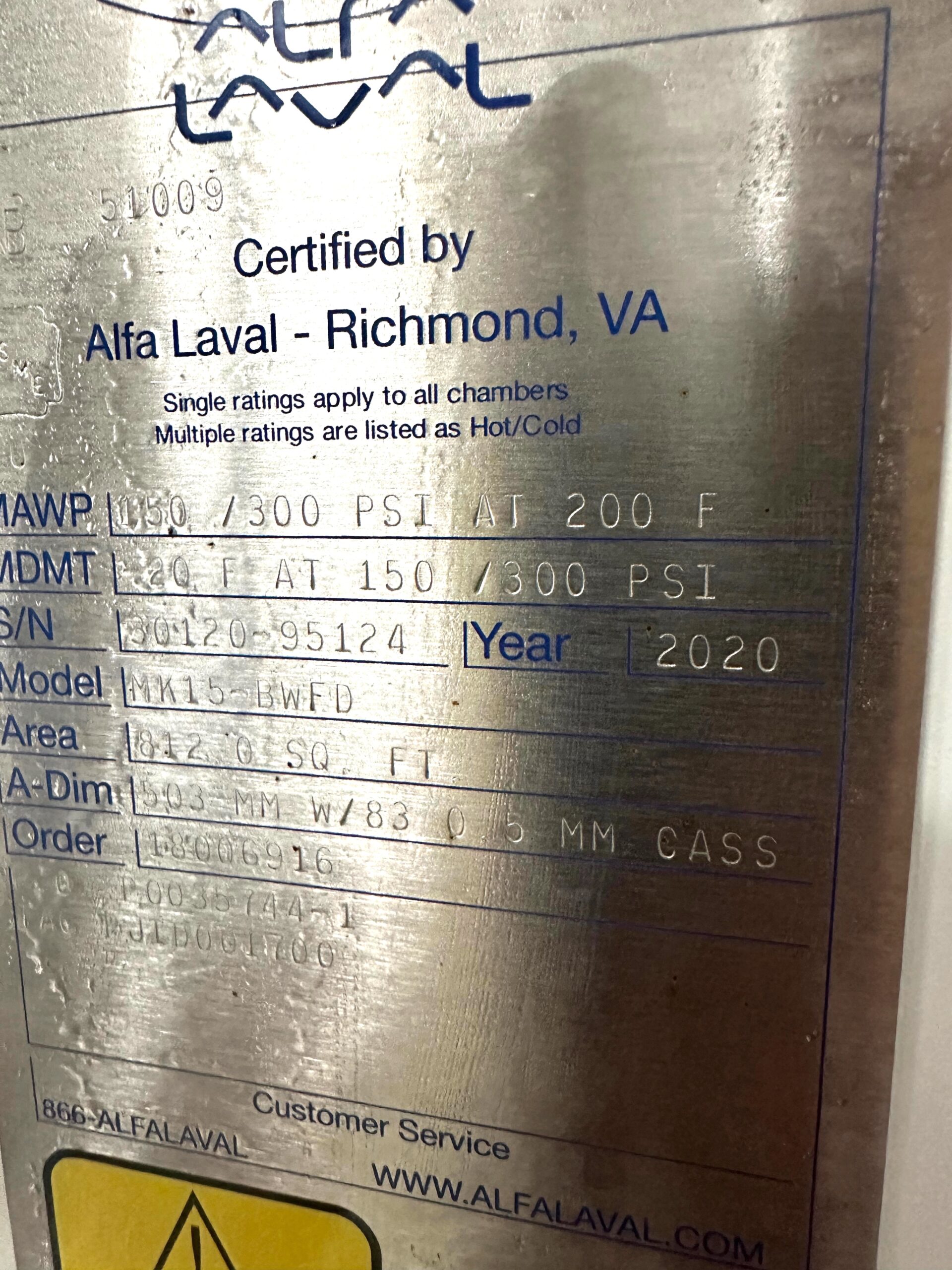 Alfa Laval Plate and Frame Water Chiller System - New 2020 - Image 4