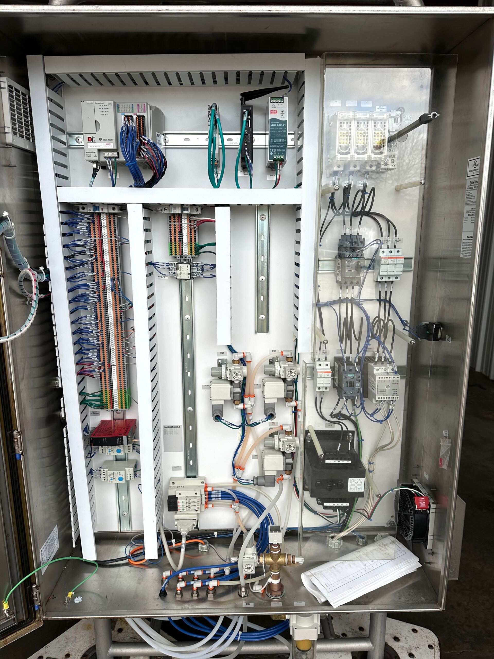 Sani Matic 10 Foot Long COP Parts Washing Tank with Pump - Image 19