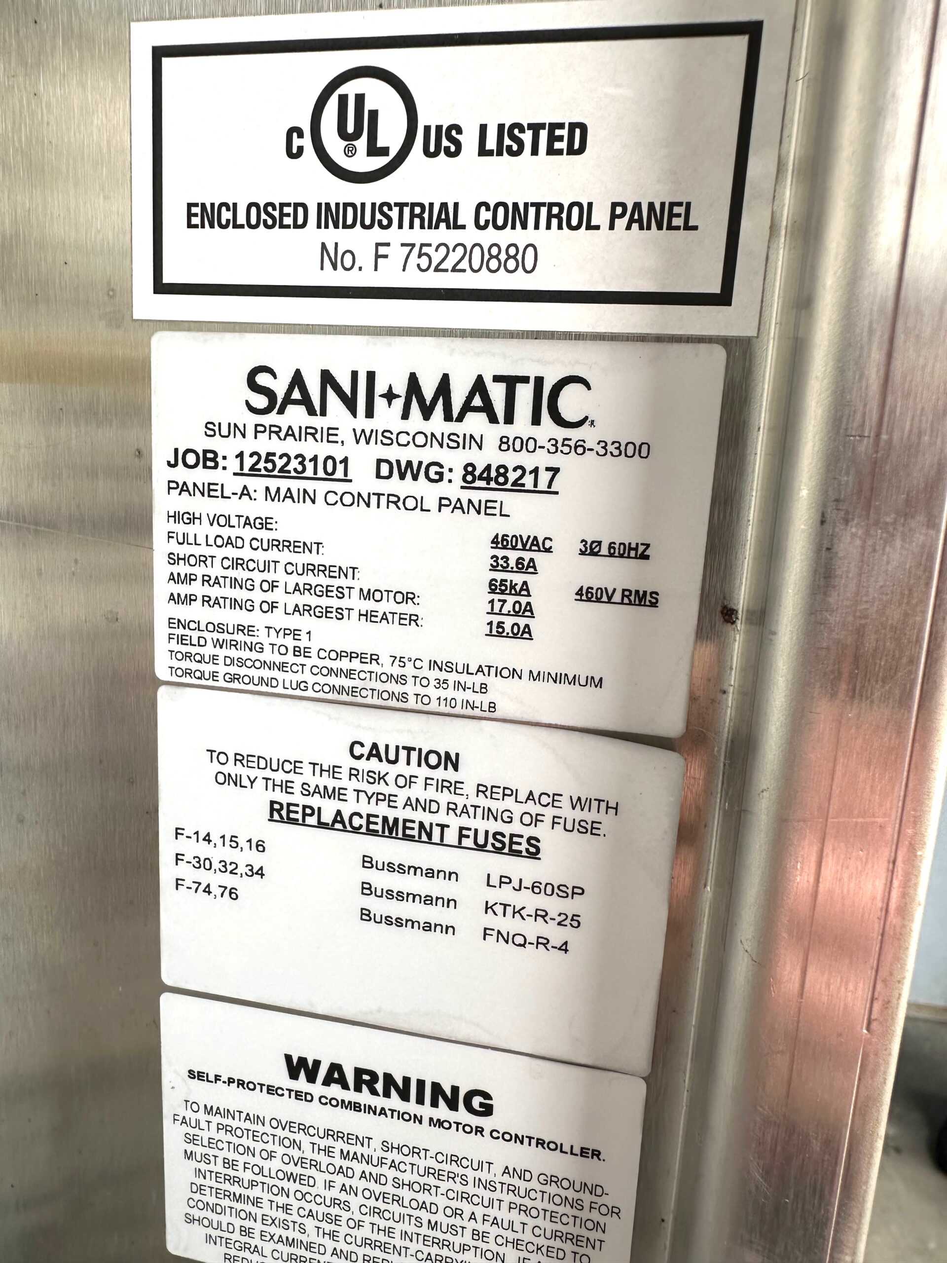 Sani Matic 10 Foot Long COP Parts Washing Tank with Pump - Image 16