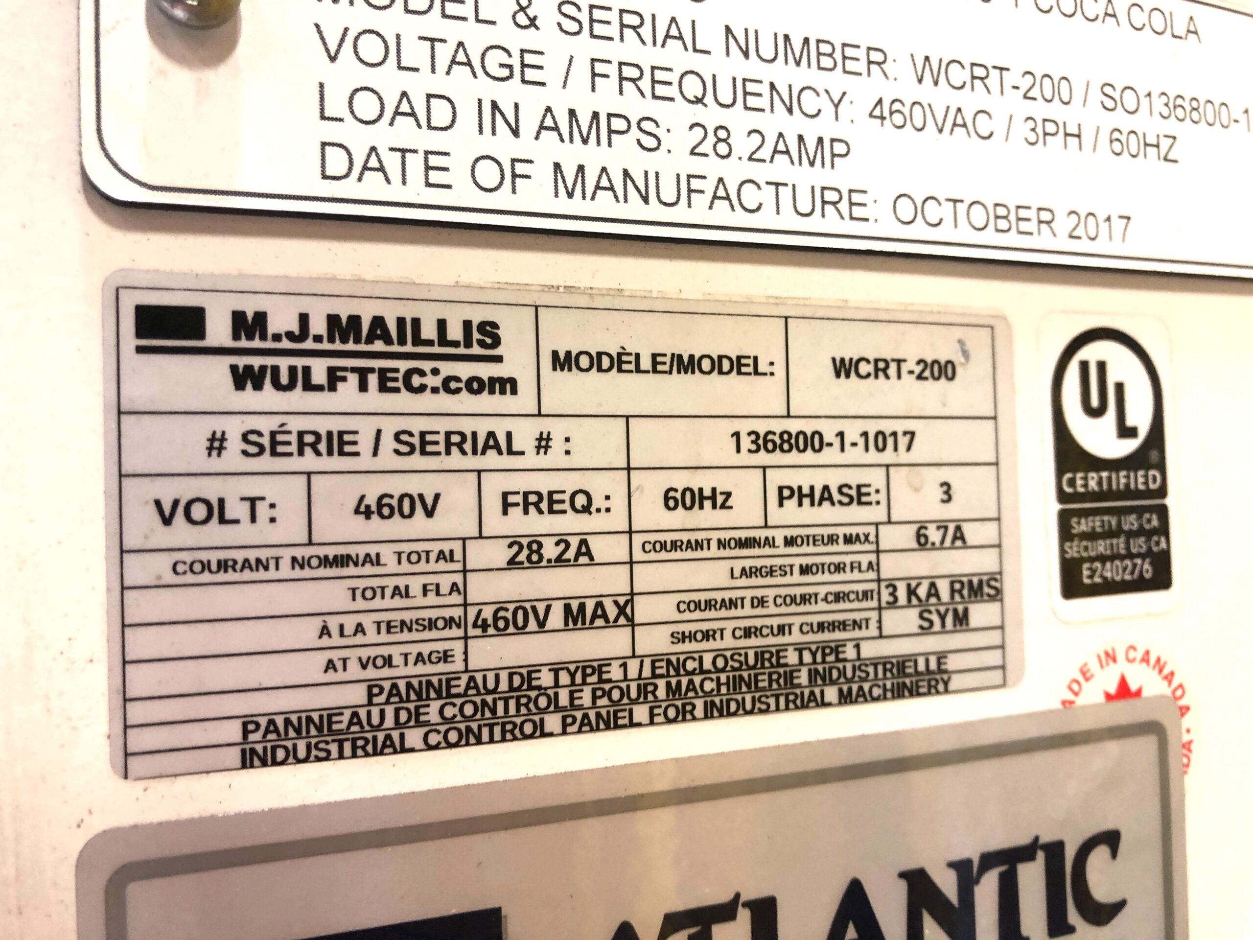 Wulftec WCRT-200 Fully Automatic Pallet Stretch Wrapper – Year 2017 - Image 4