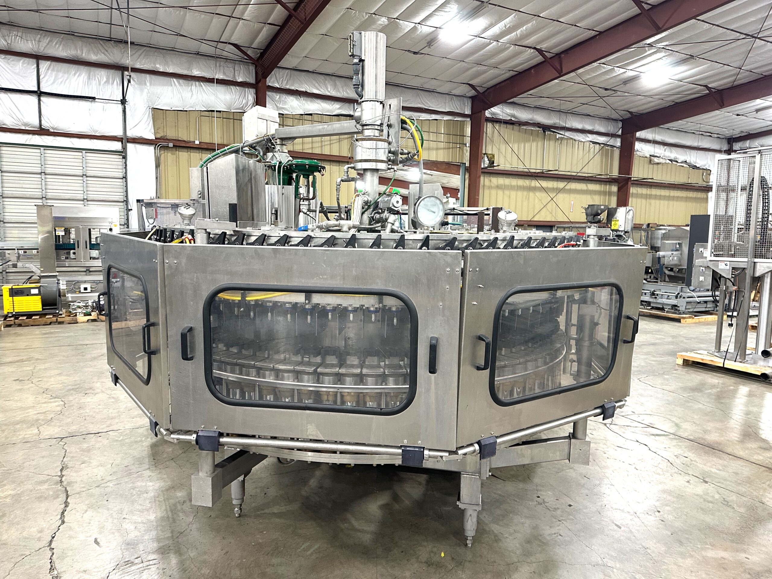 Crown Century 76 Valve Filler with 19 Head Crowner - Glass Bottles