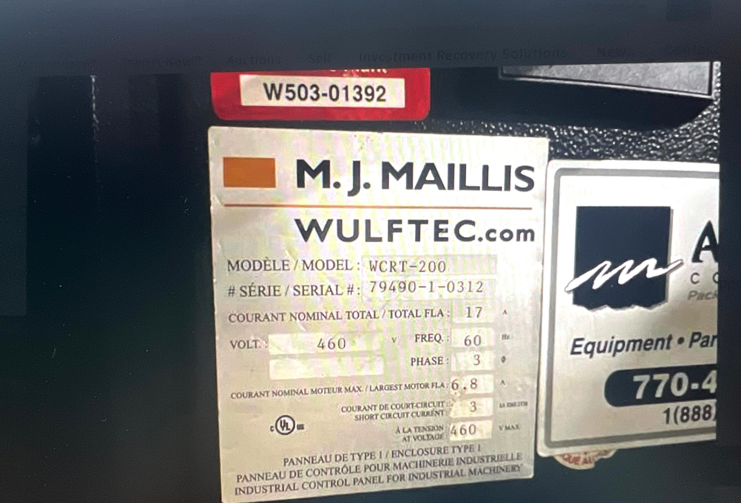 Wulftec WCRT-200 Fully Automatic Pallet Stretch Wrapper - Image 11