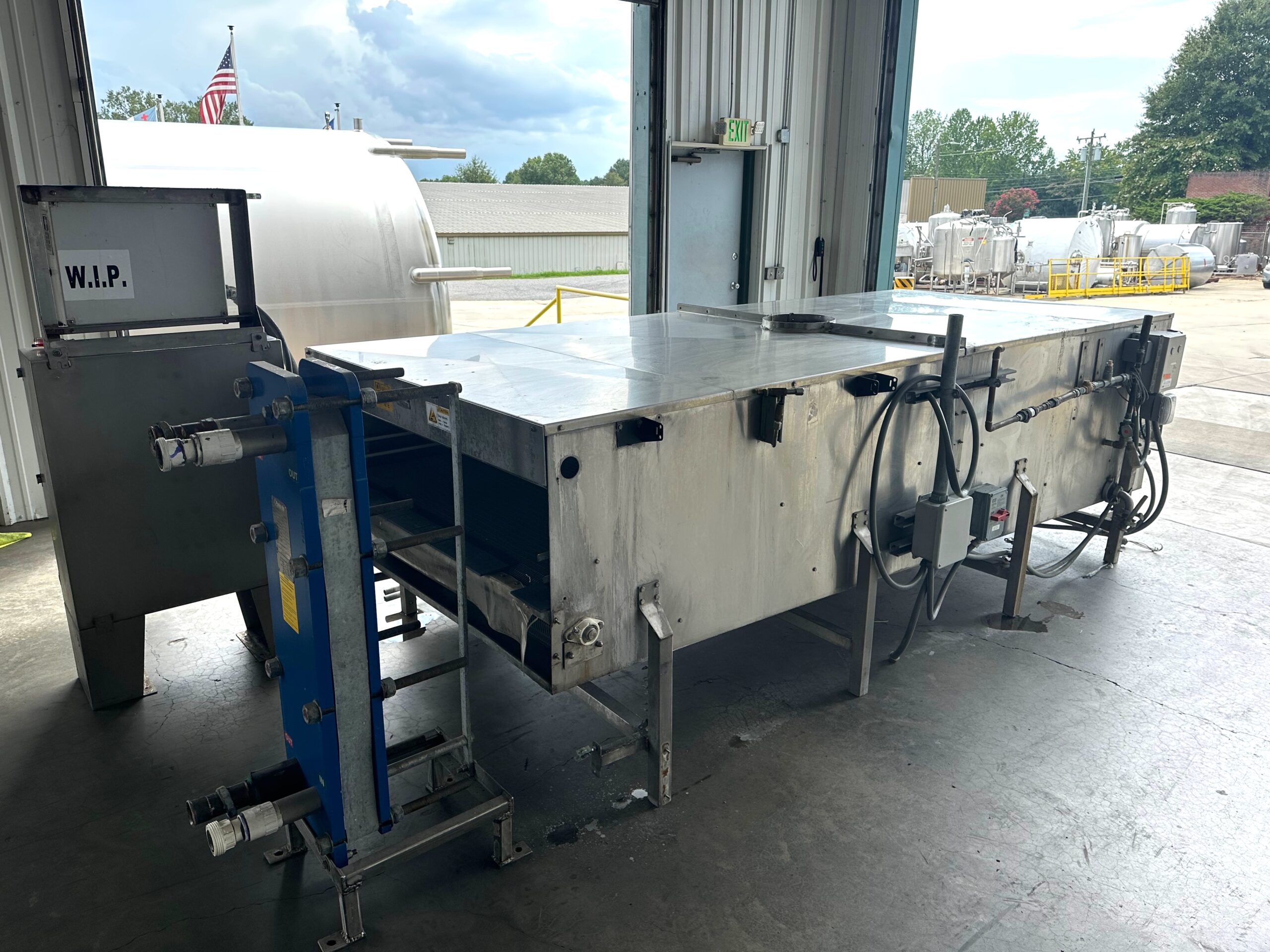 5 x 12 Stainless Steel Cooling Tunnel - Image 4