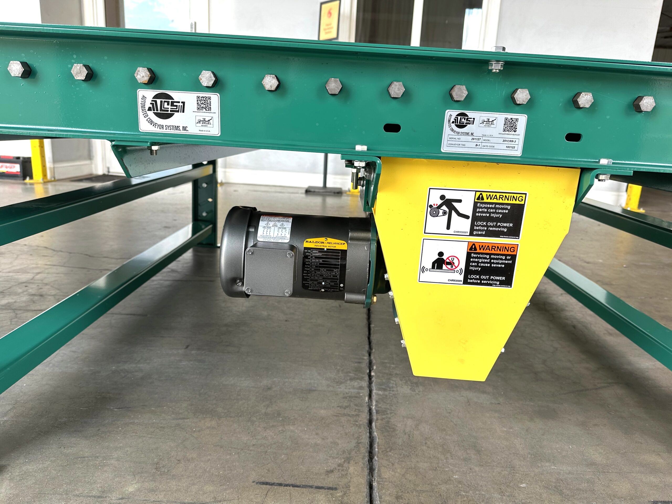 Automated Conveyor Systems - 50 Feet of Powered Pallet Conveyor - Image 4