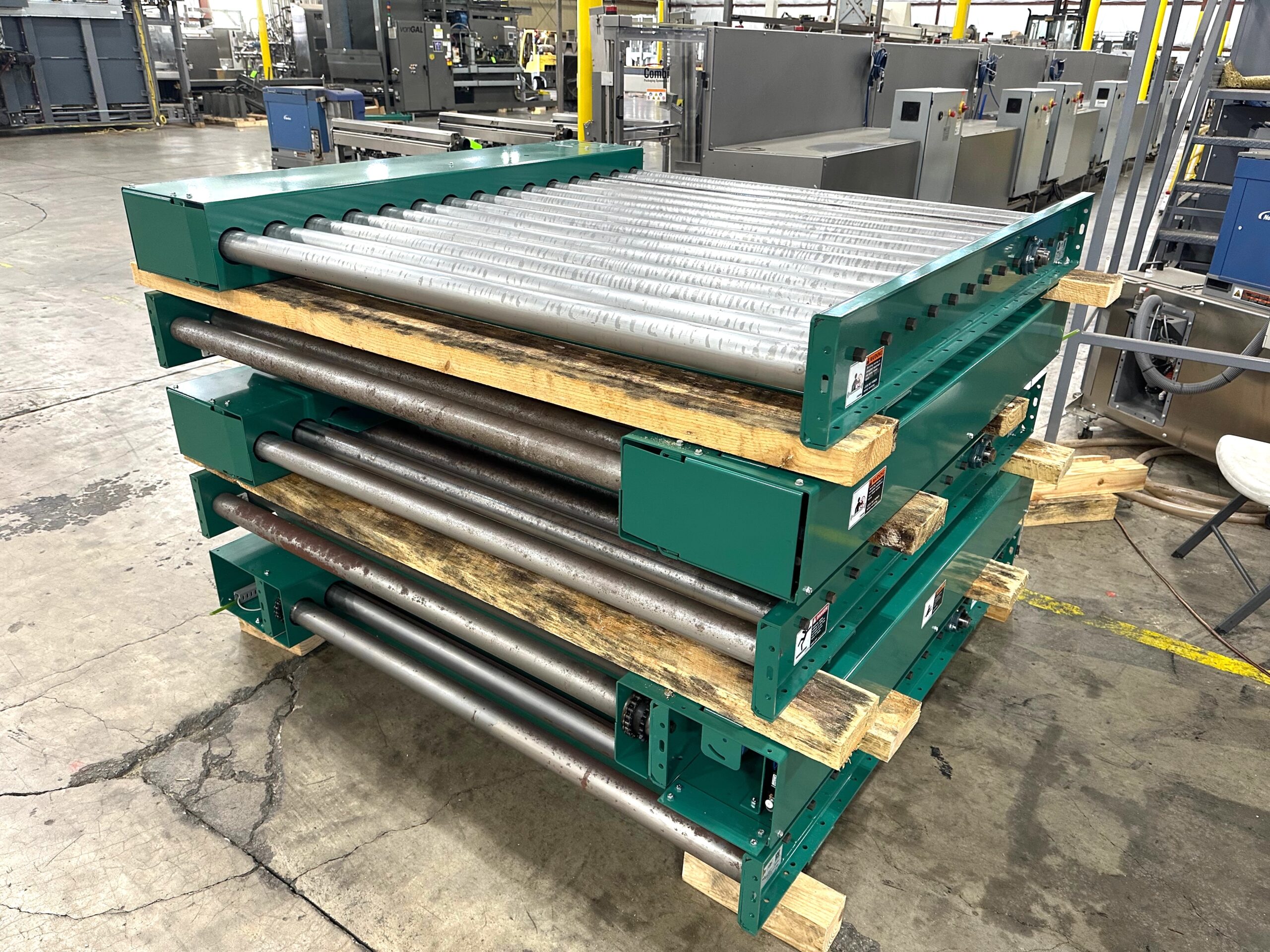 Automated Conveyor Systems - 50 Feet of Powered Pallet Conveyor - Image 2