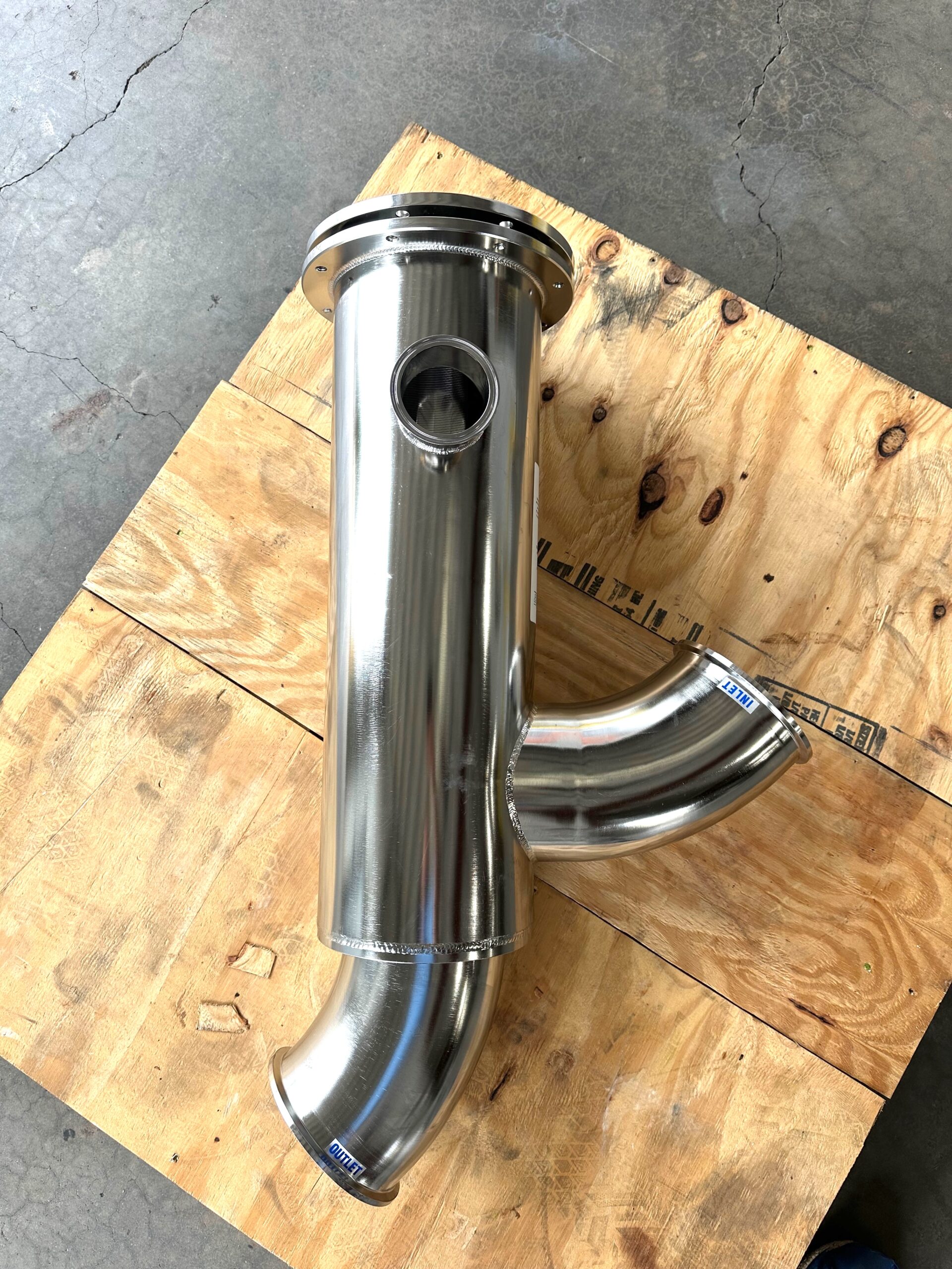 Optimum Filter 6 Inch Sanitary Y Strainer - New 2025 - Image 2