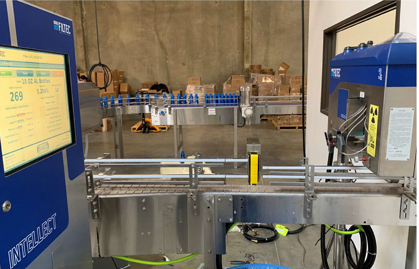 Filtec 3-G Photon Fill Level Inspection System with Intellect Operator Station – New 2021