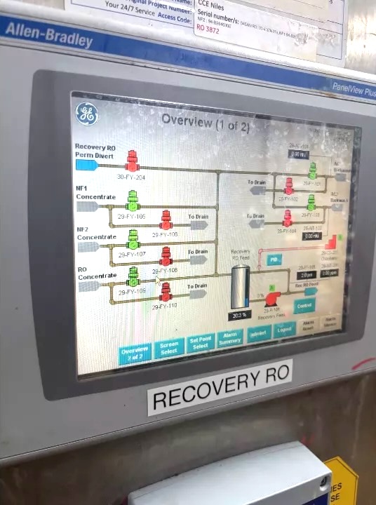 GE Osmonics 150 GPM Reverse Osmosis Skid Mounted System - Image 2